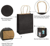 Elegant Black Premium Paper Gift Bag Luxurious High Quality Sturdy Construction for Birthday Party Special Occasions Sleek