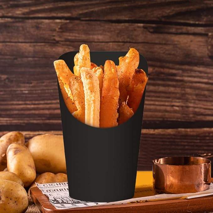 French Fries Tray Paper Deli Cup Takeout Party Disposable Food Cone Waffle Paper Popcorn Tray Food Cone Paper French Fries Cup