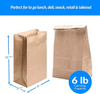 Disposable Kraft Paper Bag for Bread Toast Storage Oil-Resistant Takeout Food Packaging with Square Bottom Logo Custom Bread Bag