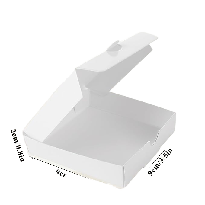 Repeating White Corrugated Pizza Box Cardboard Takeout Packaging for Oven Fresh Eco-Friendly Paper Custom Pizza Boxes