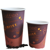 Wholesale Custom-made Double-wall and Single-wall Disposable Paper Cups for Hot Coffee Including Printing on the Cups Coffee Cup