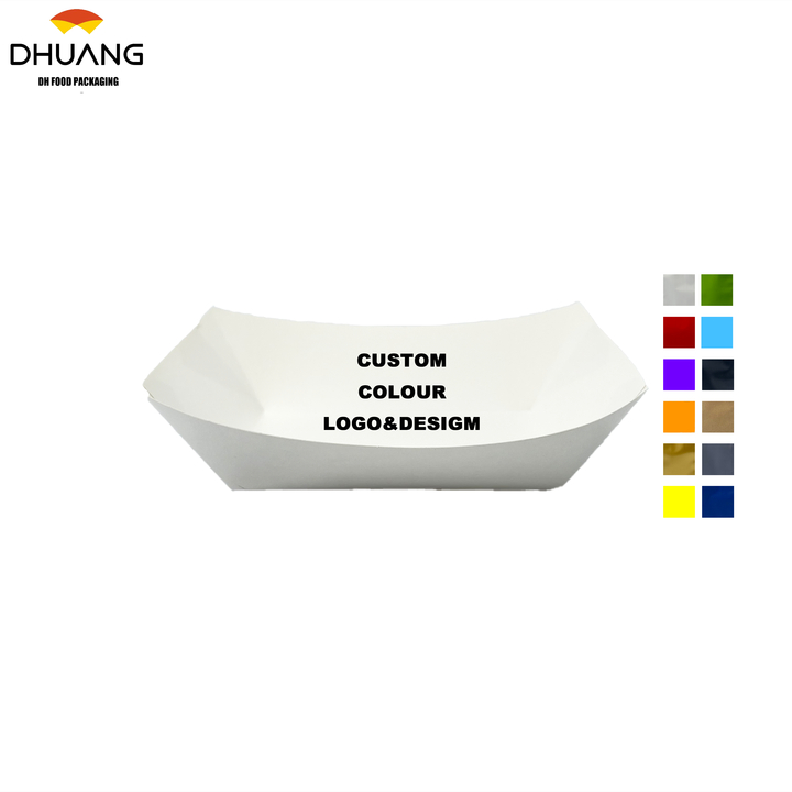 Takeout Tray Container Disposable Food Packaging Food-grade Customized LOGO Pattern Food Trays