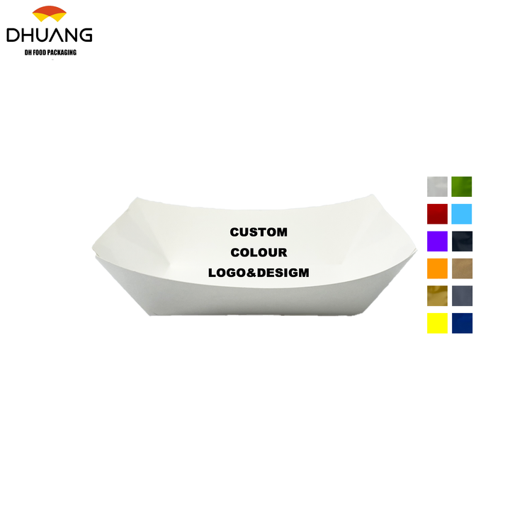 Takeout Tray Container Disposable Food Packaging Food-grade Customized LOGO Pattern Food Trays