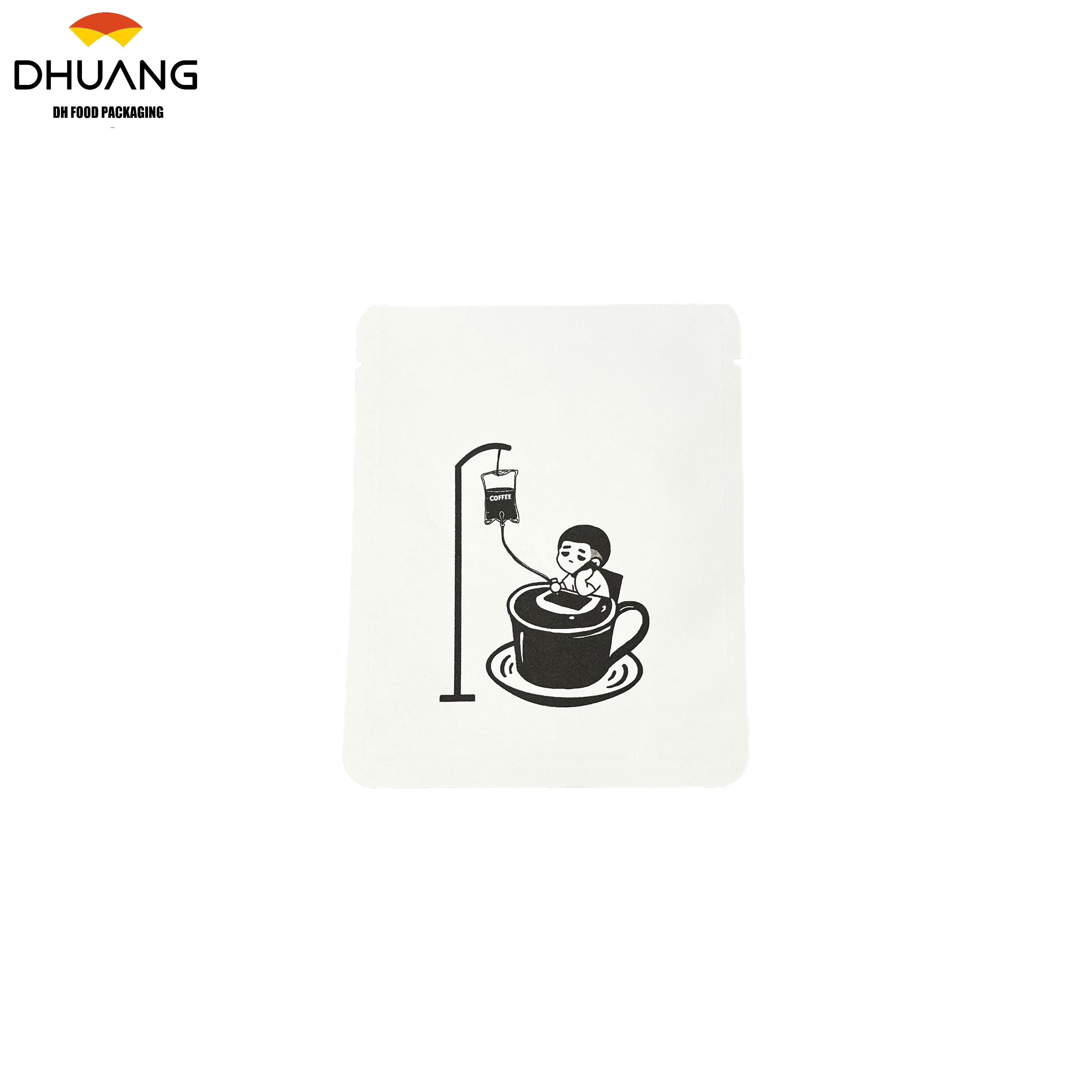 Food-grade Kraft Paper Portable Aluminum Foil sealed Disposable Ear-shaped Coffee Packaging Coffee Bags