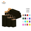 Black Kraft Paper Bags Can Be Customized in a Variety of Sizes Can Be Customized Pattern logo Retail Bags Shopping Bags