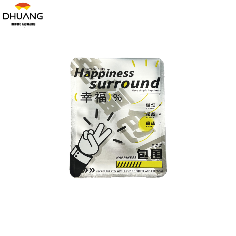 Aluminum-coated Coffee Powder Sachets in One-time Disposable Ear-shaped Packaging Are Easy to Tear and Portable Coffee Bags
