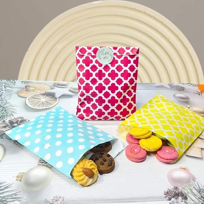 Flat Paper Treatment Bag Black Greaseproof Baking Cookie Paper Bag Candy Chocolate Pastry Oil-proof Paper Bag