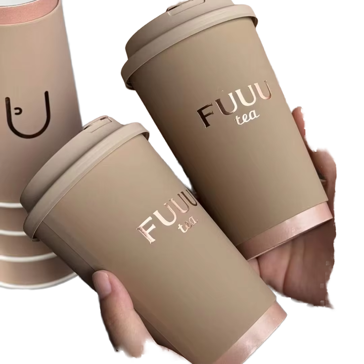 Corrugated Cardboard Disposable Paper Cups Customized Printing for High-temperature Resistant Food Grade Use Coffee Cup