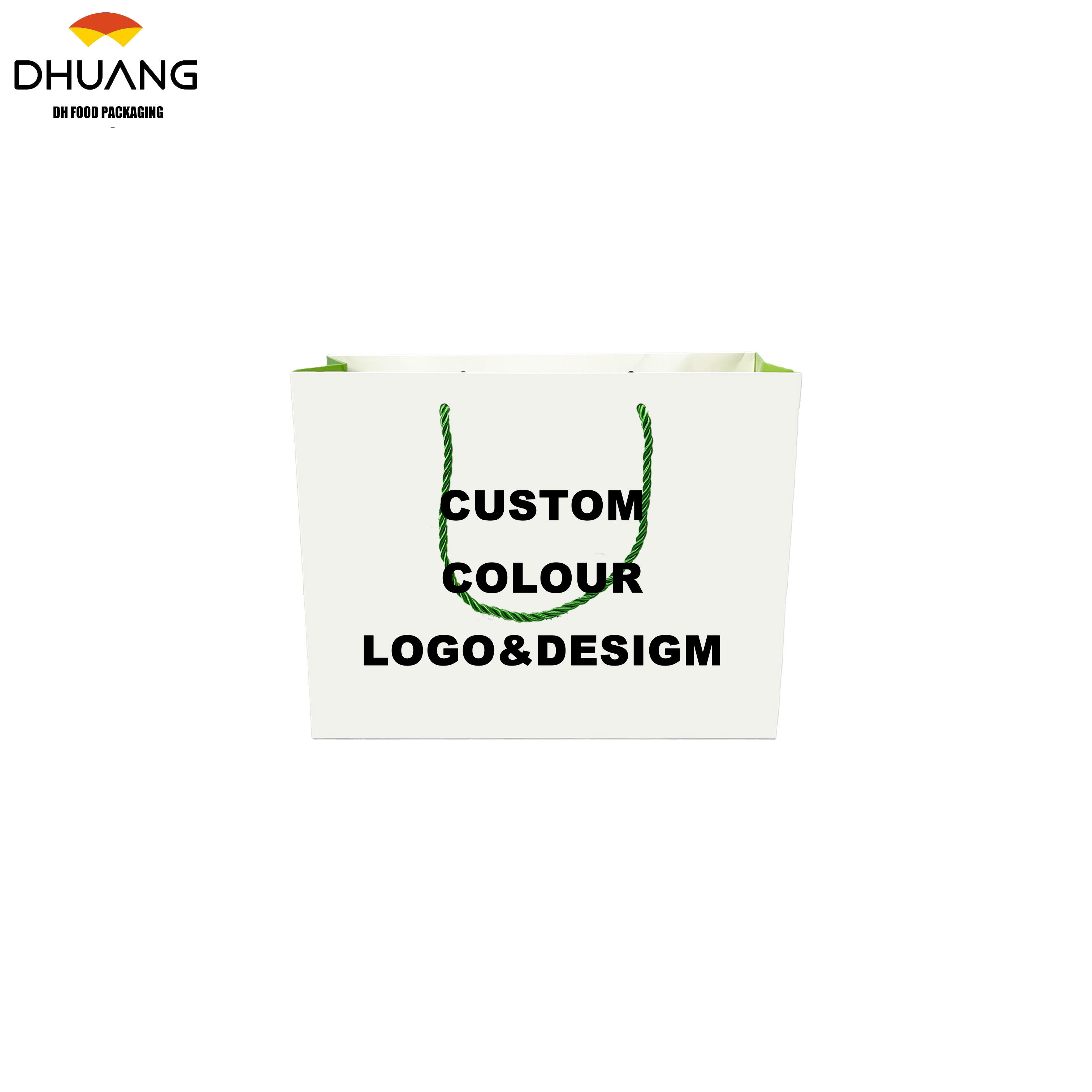 Customized Printing LOGO Wholesale Paper Bags for Retail Stores Restaurants and Catering Packaging Shopping Bag