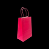 Colored Leather Handbag with Paper Liner for Packaging Candy-colored Gift Bags Shopping Bag