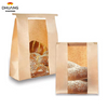 Customizable LOGO Pattern Homemade Bread Bag with windows Yeast Storage Custom Bread Bags