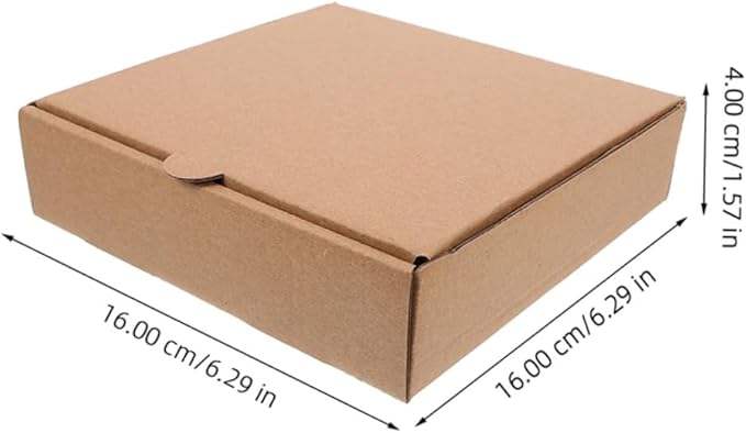 Kraft Paper Cookie Box Storage Container Packing Takeout Boxes Custom Pizza Boxs