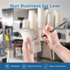 100 Packs of 20 oz Disposable Paper Cups Coffee Cups, Hot Cups for Hot/cold Drinks, Thickened for Parties, Offices, Cafes