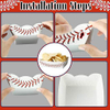 Packs Baseball Party Supplies Birthday Decorations Disposable Boat Paper Food Tray, Condiments, Carnival (Baseball)