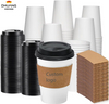 The Disposable Coffee Cup Insulation Layer Is Suitable for Leak-proof LIDS and Cups of Hot and Cold Drinks