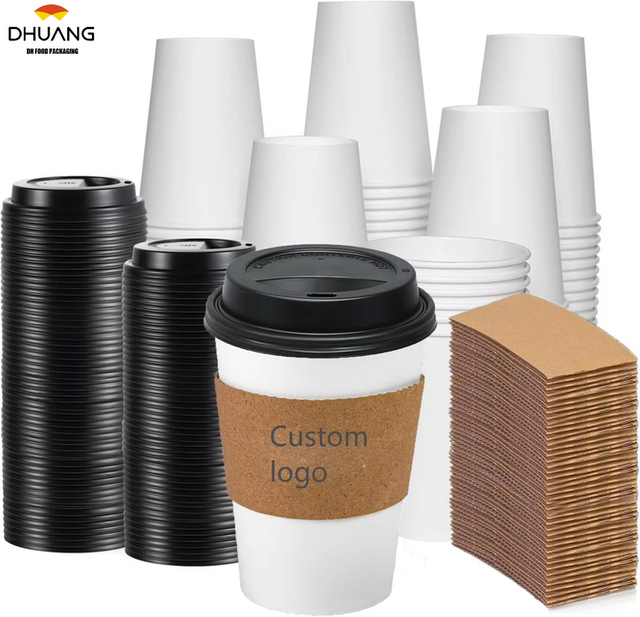 The Disposable Coffee Cup Insulation Layer Is Suitable for Leak-proof LIDS and Cups of Hot and Cold Drinks