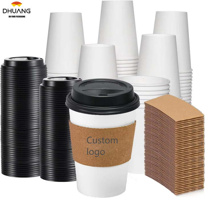 The Disposable Coffee Cup Insulation Layer Is Suitable for Leak-proof LIDS and Cups of Hot and Cold Drinks