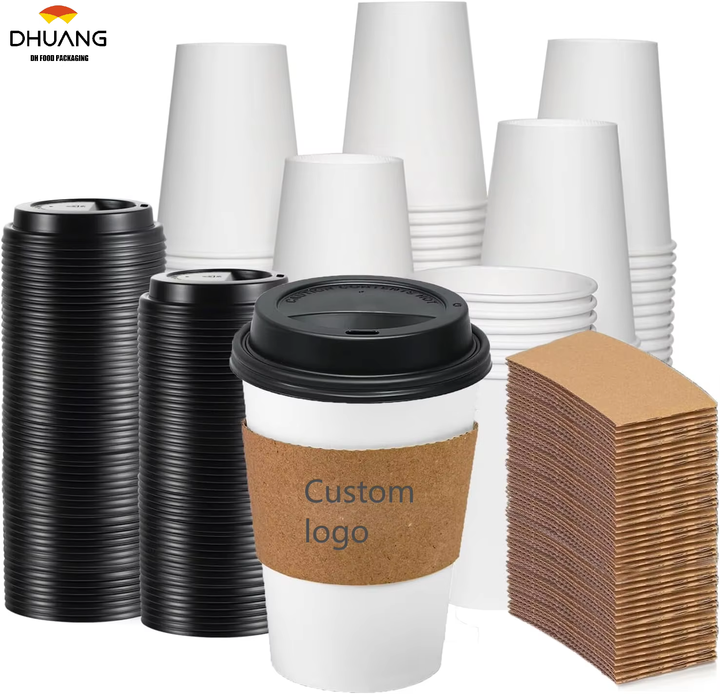 The Disposable Coffee Cup Insulation Layer Is Suitable for Leak-proof LIDS and Cups of Hot and Cold Drinks