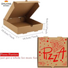 White Pizza Box for Homemade Pizzas and Crafts Cookies Cakes Custom Pizza Boxes