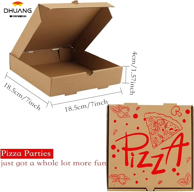 White Pizza Box for Homemade Pizzas and Crafts Cookies Cakes Custom Pizza Boxes