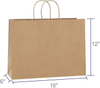 Medium Size Kraft Paper Gift Bags with Handles Brown Shopping Bags for Small Businesses Parties Retail Kraft Gift Bags Bulk