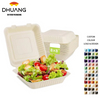 Disposable Heavy-Duty Clamshell Food Container Made Environmentally Friendly Biodegradable Sugarcane Fiber Paper Target Audience