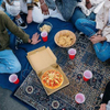 Kraft Corrugated Takeout Cardboard Box Takeout Food Container Pizza Cake Cookies Food Packaging Custom Pizza Box