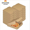 Kraft Corrugated Takeout Cardboard Box Takeout Food Container Pizza Cake Cookies Food Packaging Custom Pizza Box