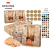 With Window Label Sealing Sticker Customized Brown Bread Bag Suitable for Food Storage CUSTOM Bread Bags