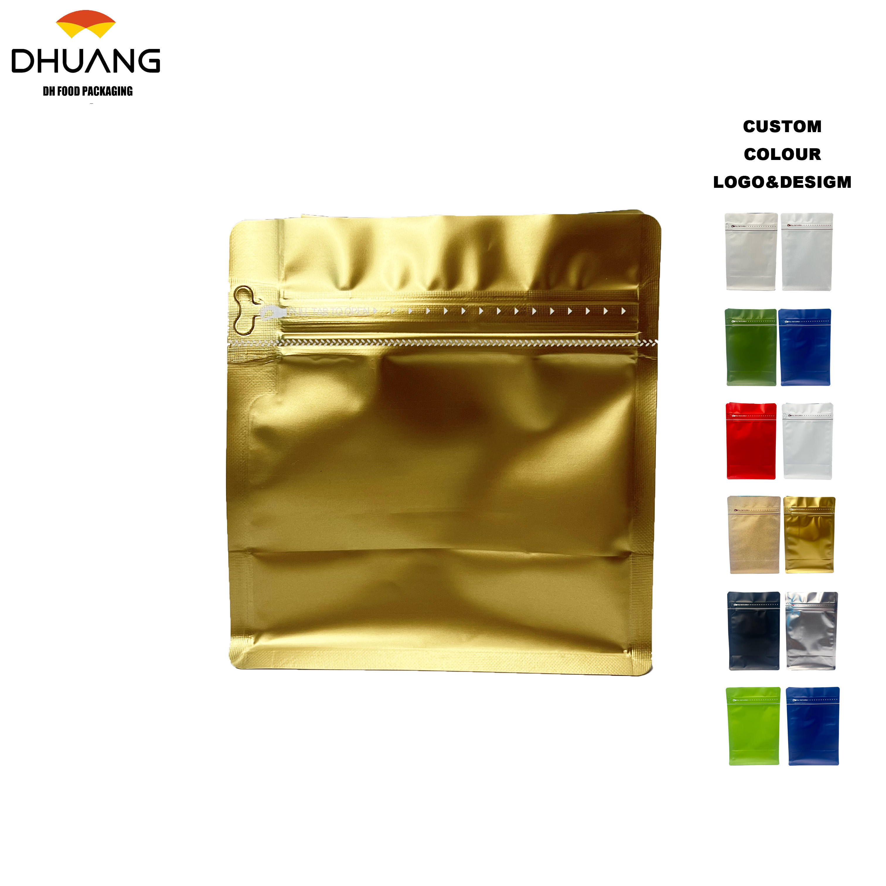 Customized Printing for Preserving sealed Bags of Coffee Beans and Cocoa Beans for Sale with Moisture-proof Function Coffee Bags