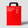 Customized Advanced Cartoon INS Style Disposable Kraft Paper Bag Cute Handheld Design Valentine's Day Offset Printing Surface