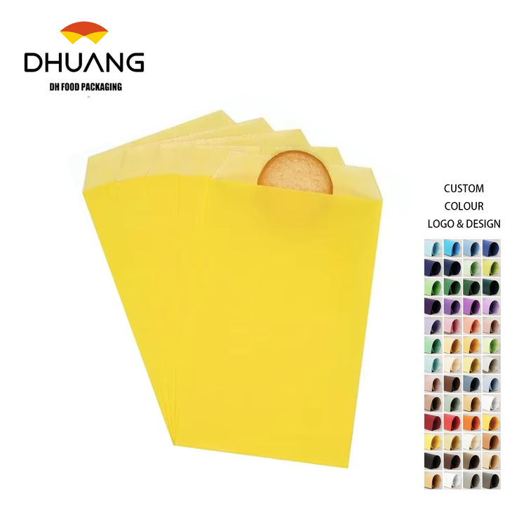 Quotidian Yellow Glassine Paper Bags Envelopes Durable Packaging Paper for Secure Delivery