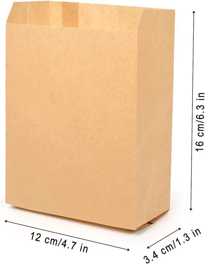Purchase Customized Printing for Food Bags Oil-proof Paper Bags