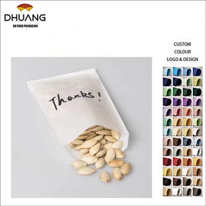 Customizable LOGO Plain Paper Bags and Paper Envelopes for Packaging Popcorn and Cookies Food Products Oil-proof Paper Bag