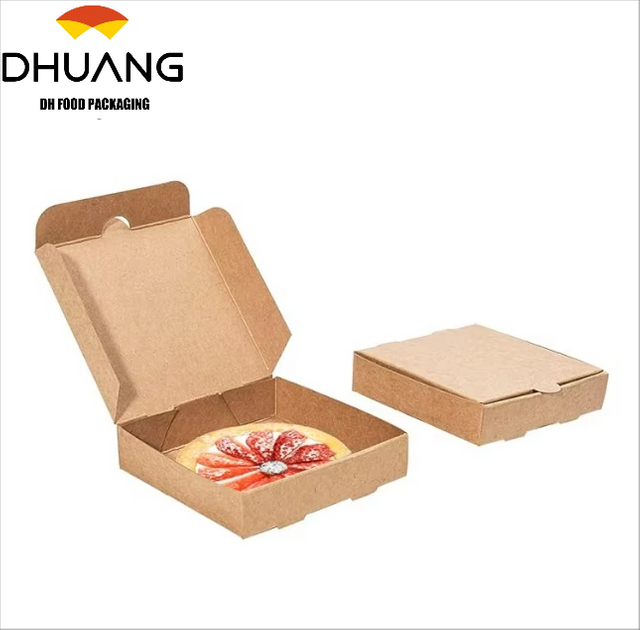 Disposable Brown Pizza Box Cookies Mini Pies Party Gifts and Crafts for Cakes Pizza Custom Pizza Boxs