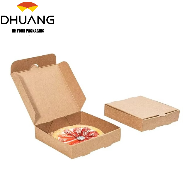 Disposable Brown Pizza Box Cookies Mini Pies Party Gifts and Crafts for Cakes Pizza Custom Pizza Boxs