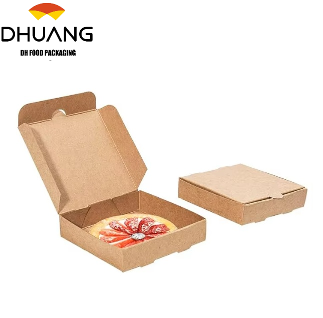 Disposable Brown Pizza Box Cookies Mini Pies Party Gifts and Crafts for Cakes Pizza Custom Pizza Boxs