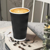 Insulated Ripple Paper Cups with Lids Disposable Coffee Cups for Water Juice Coffee Cup