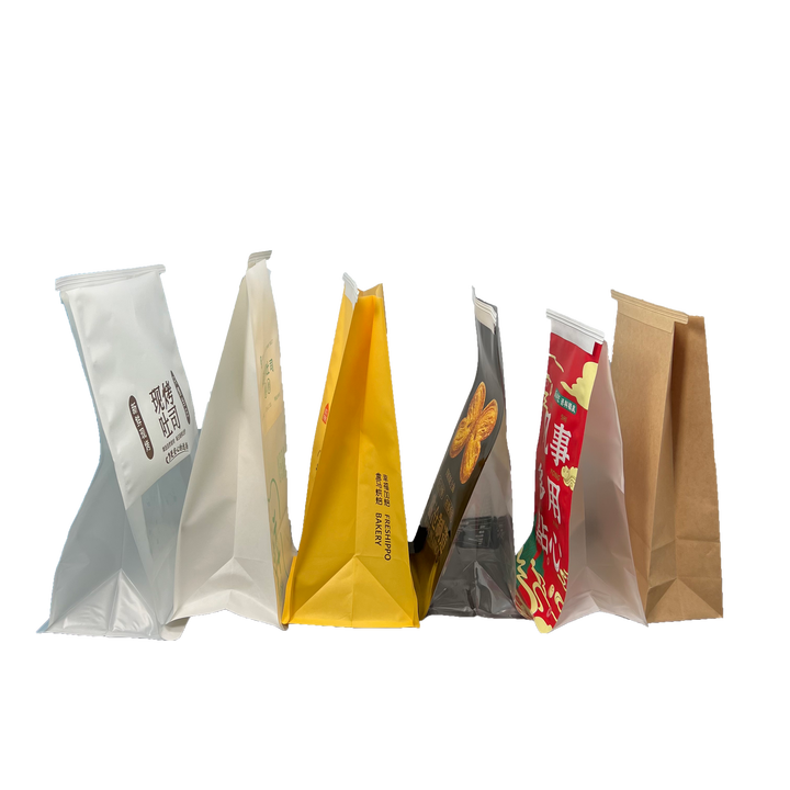 Food Packaging with Window Grease Resistant Coating Baked Toast Bag Wire Seal Recyclable Brown Custom Bread Bag