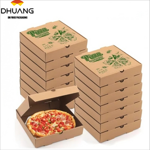 Disposable Pizza Box Corrugated Paper Pizza Delivery Packaging Food Packaging Pizza Box Custom