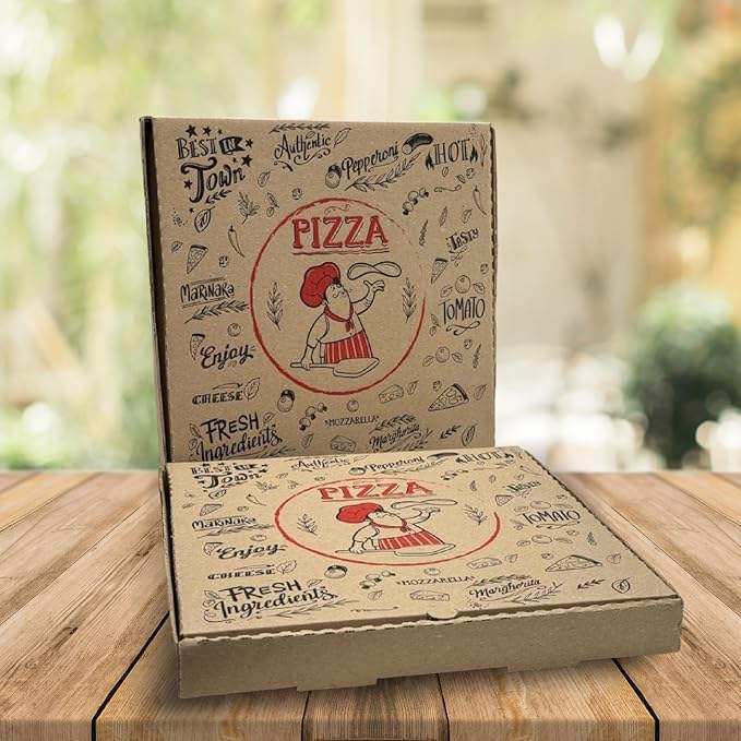 Customizable LOGO-pattern Pizza Box for Restaurant Takeout and Packing Pizz Box Custom Pizza Boxs