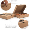 Disposable Cardboard Pizza Boxes Corrugated Paper Pizza Takeout Food Delivery Gift Packaging Custom Pizza Box