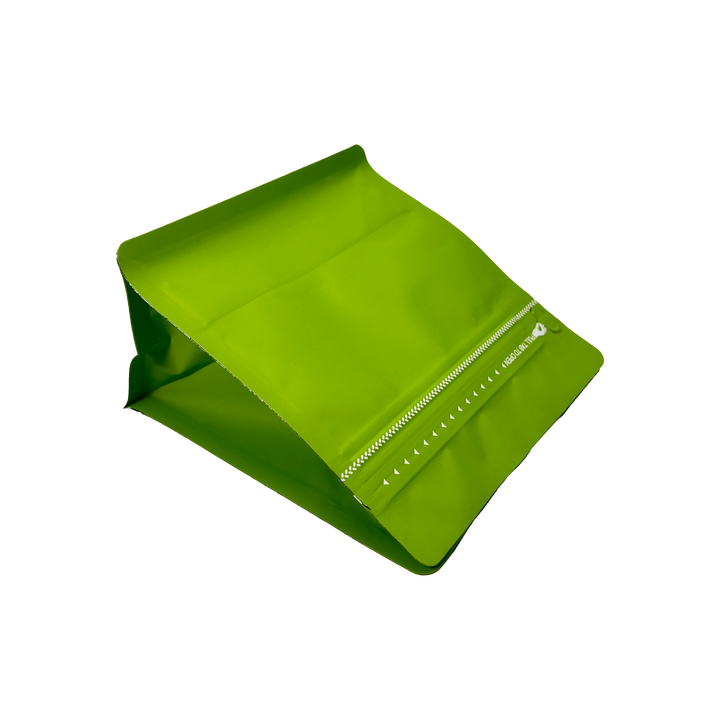 Custom Coffee Bag Self-sealing Bag Aluminum Foil Aluminized Matte PE Eight-sided Seal with air Valve Packaging