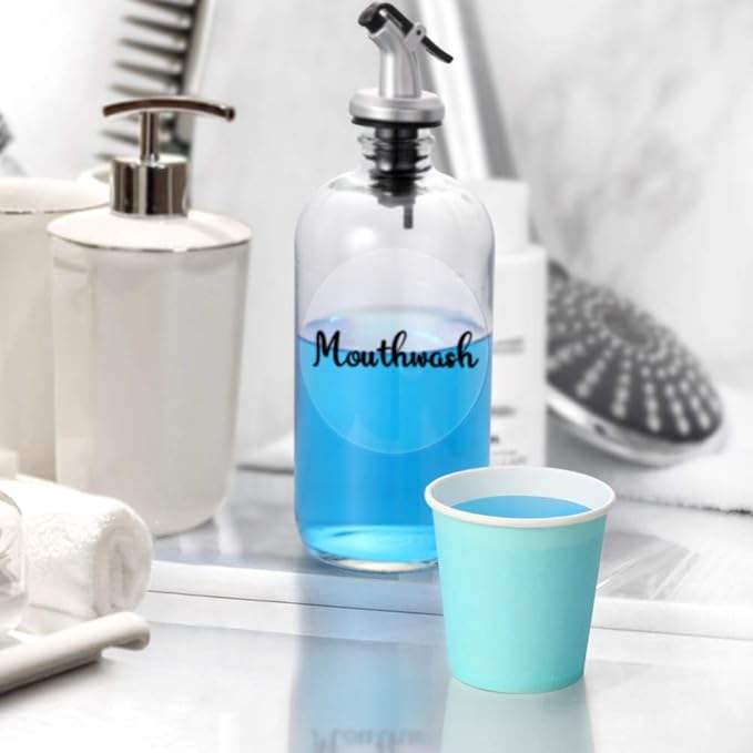 3 oz Paper Cups Sky Blue Mouthwash Cups for Parties Picnics Barbecues and Travels Paper Cup