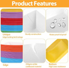 Paper Food Tray Disposable Food Boat Colored Hot Dog Tray Party Picnic Nacho Cheese Sauce Food Trays