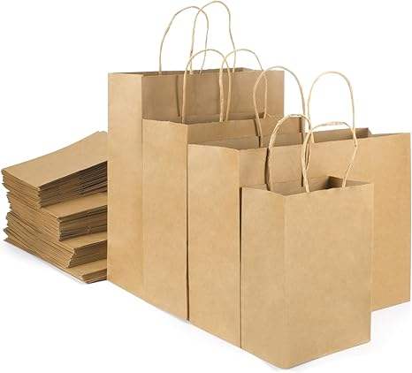 Biodegradable Compostable Leakproof Food Grade Flat Bottom Brown Kraft Paper Bag Lunch Bags for Food Cookies Sandwiches