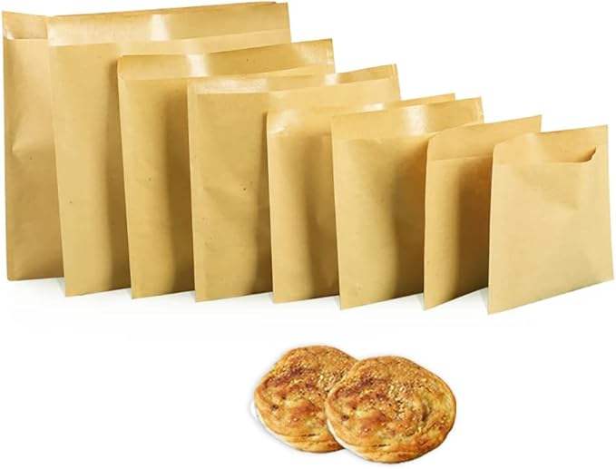 Biscuits Sandwich Single-use Paper Bag Packaging Food Paper Bag Suitable for Storing and Packaging Gifts Oil-proof Paper Bag
