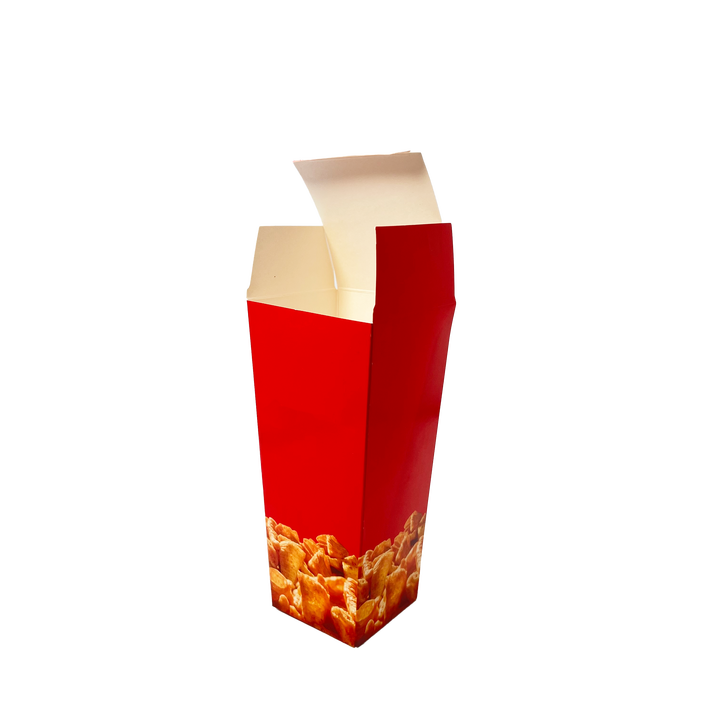 Customized Color-printed Fried Chicken Packaging Boxes, Fold-free and Oil-resistant Chicken Nugget Packing Paper Boxes Food Box