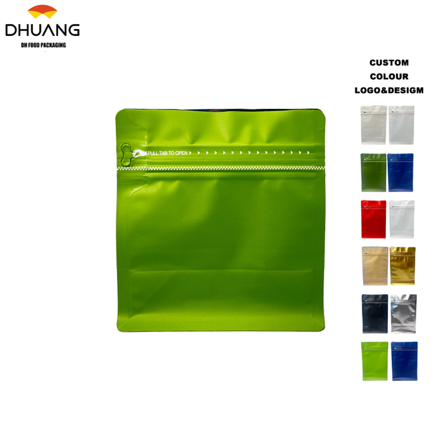 Wholesale Customized Printed and sealed Bags with Eight-sided Sealing and Aluminum Foil Design for Sealing Coffee Bags