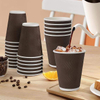 12 oz Disposable Coffee Cup, 100 Count Insulated Paper Cup, Corrugated Wall Design, Hot and Cold Drink Cup, Party, Travel